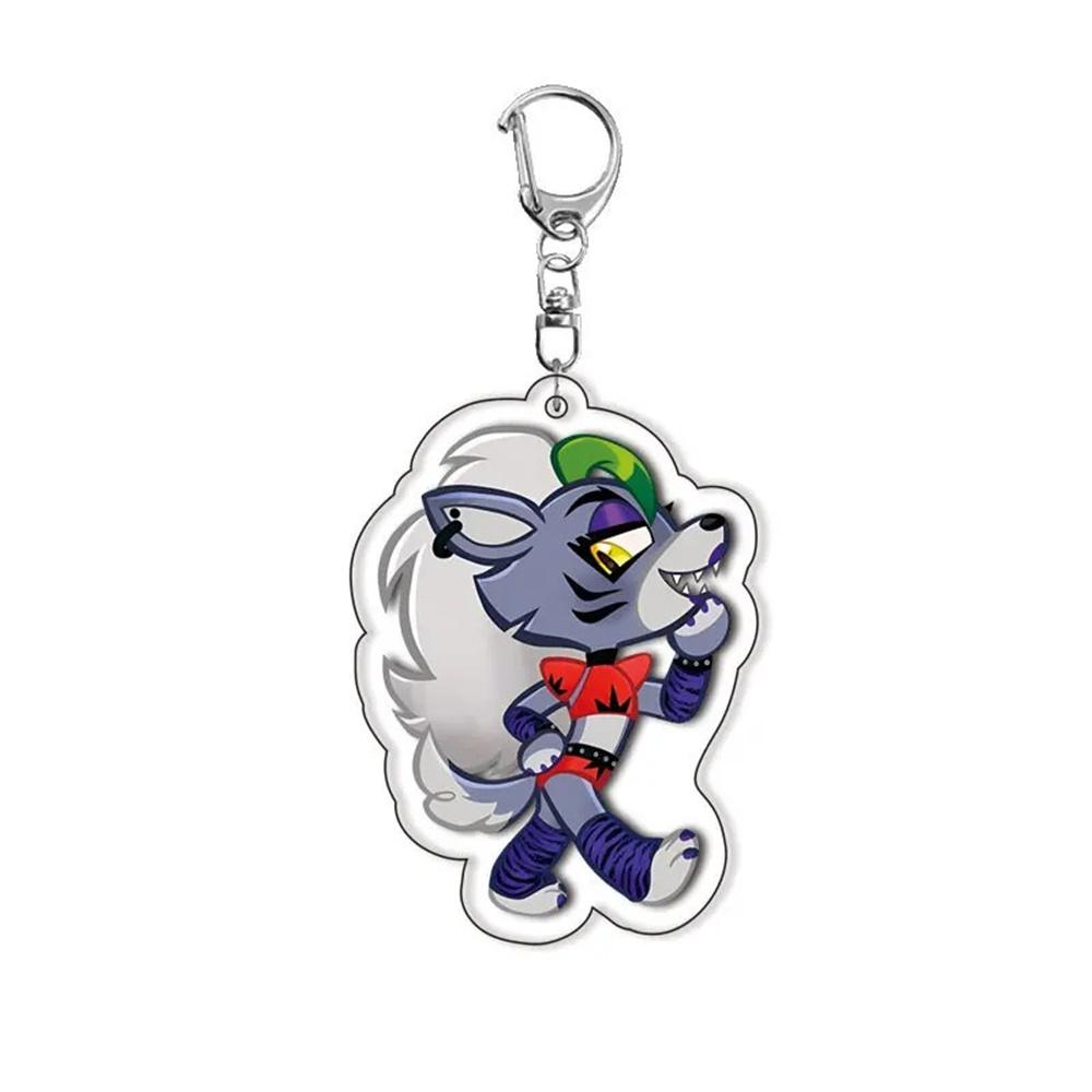 High-Quality 6Cm High-Quality Game High-Quality Fnaf High-Quality Acrylic High-Quality Keychain Construction set High-Quality Cosplay High-Quality 6 cm