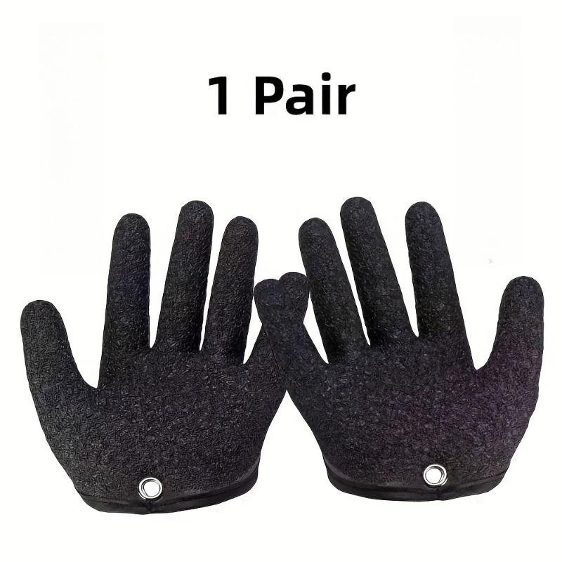 1 ПАРА Профессиональная рыболовная перчатка с магнитной застежкой для одной руки - Быстросохнущая, нескользящая, магнитная перчатка для ловли и выпуска 1 pair