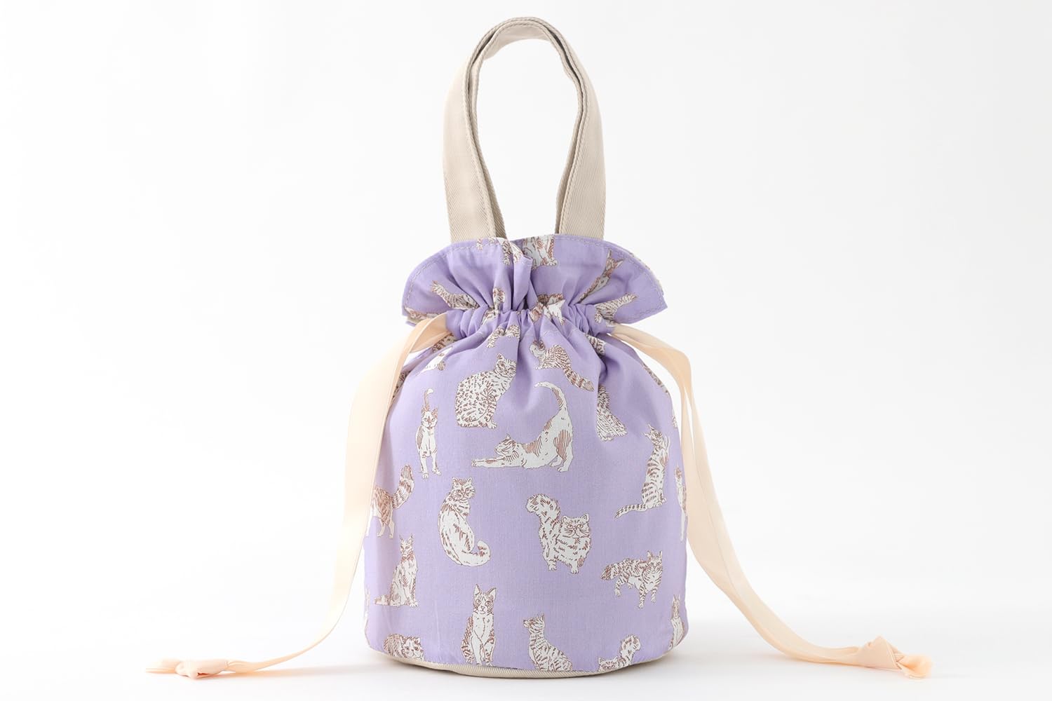 

DDintex FLORET LONDON Drawstring Pouch, Miao Lavender, 12cm x 18cm [Liberty Print]