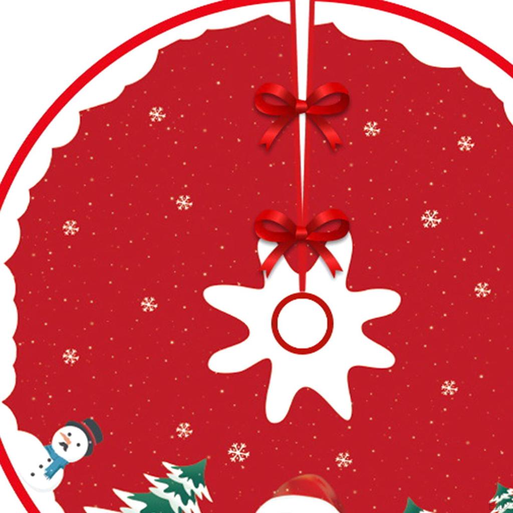 90cm Christmas Tree Skirt Base Cover for Indoor And Outdoor Use