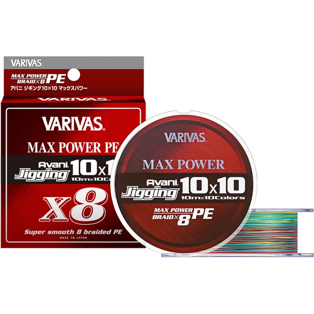 Varivas Abani Jigging 10x10 Max Power PE X8 Fishing Line 200m 0.8mm