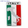 3D Aluminum Italy car Sticker  For chevrolet skoda honda Auto Badge Decal Italy Flag Car-styling accessories Emblem stickers