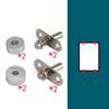 Adjustable Pivot Doors Hinges Anti-Rust Pivot Windows Hinges 360°Universal Joints  Metal Screens