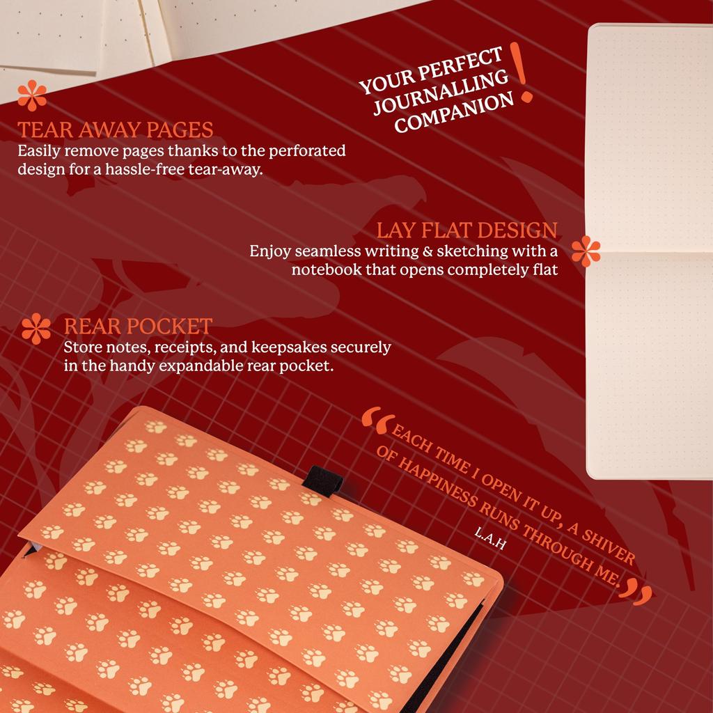 A5 Ruled Journal Notebook Softcover PU Leather Ideal for and Business with Elastic Pen and Bookmark Dingbats - - - Work, Travel, - Pocket, Closure,