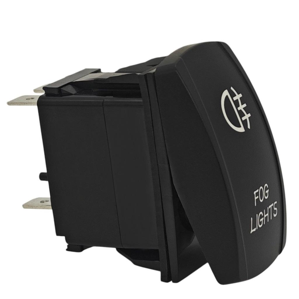 2 Stück Nebelscheinwerferschalter 12-24V Ein/Aus, LED Schnappschalter