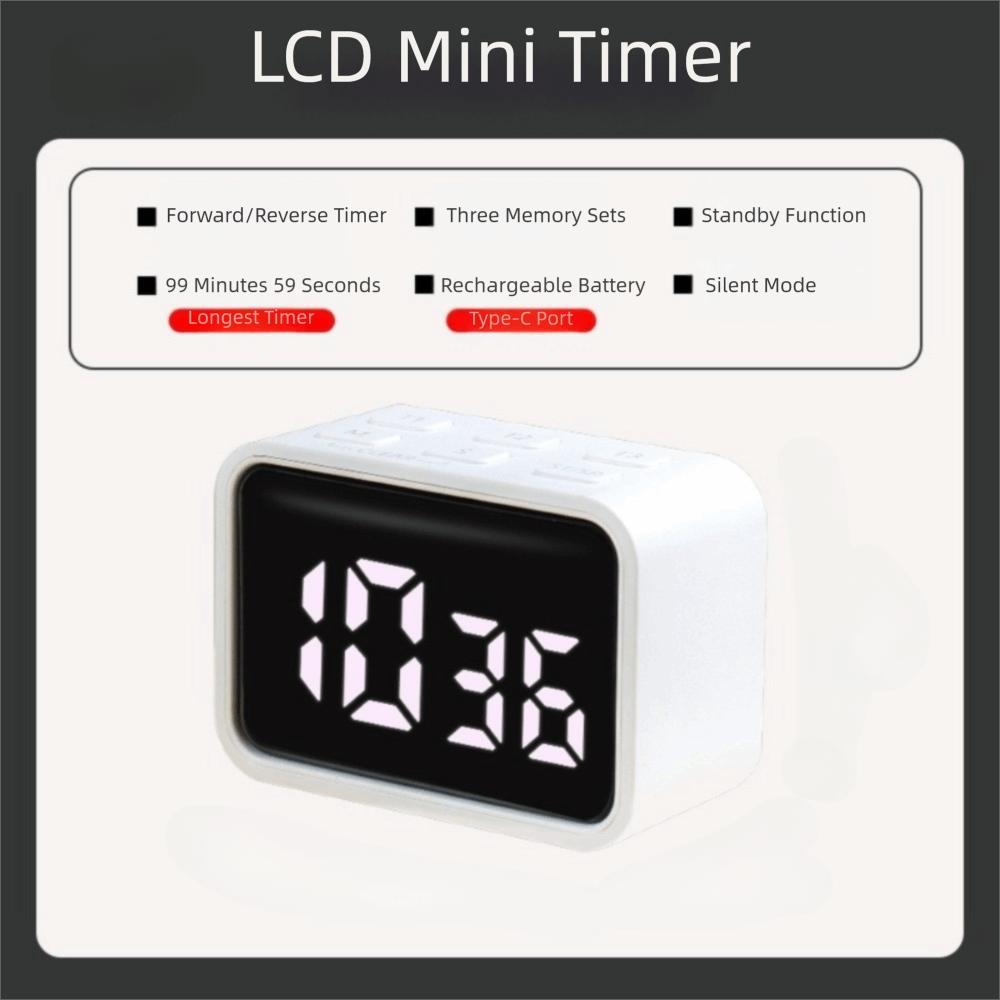 Mini Digitaler Timer Tragbarer Countdown-Alarm Hochwertiger Küchentimer Haushalt
