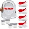 Universal Strong Adhesive Toilet Seat Buffer Bumpers, Rubber Toilet Lid Anti-Collision Silent Cushion Pads Replacement Bumpers For Bidet Toilet