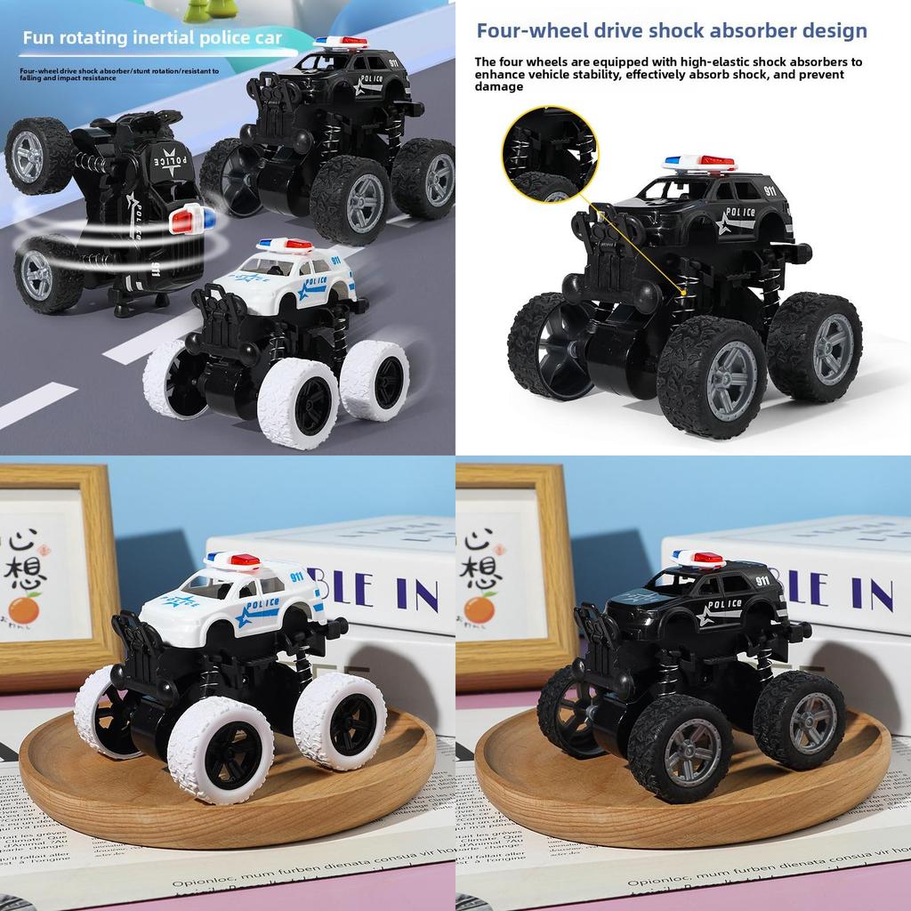 Off Road Police Car Toy With Inertia Drive For Kids Outdoor Play