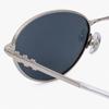 RECLOW Stainless Epoca Sunglasses Silver Black