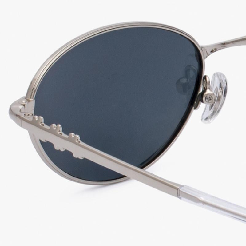 RECLOW Stainless Epoca Sunglasses Silver Black