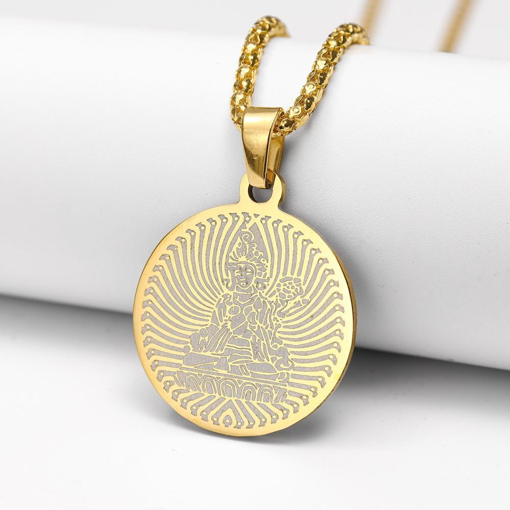 New Guanyin Pendant and Necklace National Statement Men's Pendant Jewelry