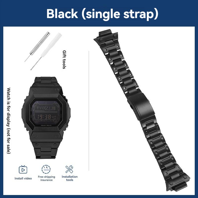 

GX-56 Металевий корпус Ремінець для Casio G-SHOCK Giant G Великий Квадрат GX-56BB GXW-56 Чоловічий Безель Браслет Срібний Золотий Чорний Мод-Кіт Інструменти For GXW-56