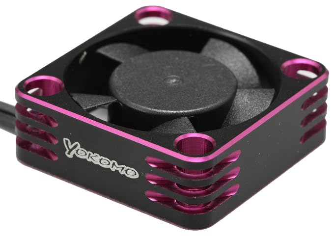 Yokomo 30mm Aluminum Frame Fan, Purple, D-CFPA