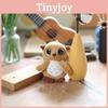Owl Animal Plush Keychain Cute Cartoon Super Soft Short Pile Children Bag Doll