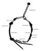 Runds 360 Karen Silver Black Mix Bracelet