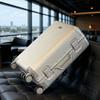 PACKAGE FASHION All Aluminum-Magnesium Alloy Travel Luggage for Women
