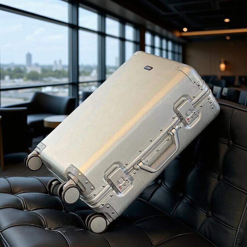 PACKAGE FASHION All Aluminum-Magnesium Alloy Travel Luggage for Women