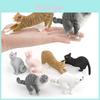 Childrens Pvc Cat Figurine Toy With Semisquat Garfield Design For Gift And Display