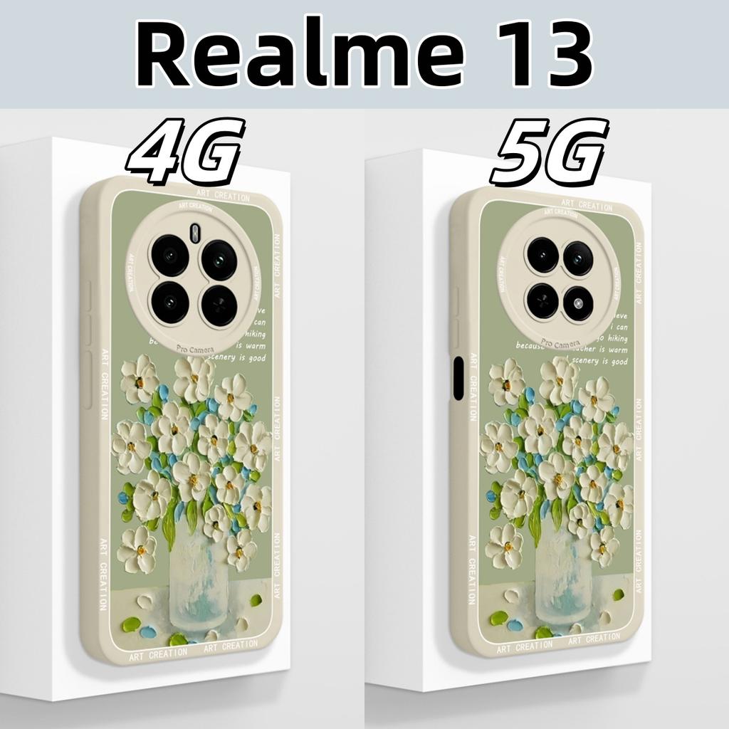For Realme 13 Pro Plus Case Cute Panda Back Cover For Realme13 4G 5G Realme 13 Plus 13+ 13Pro+ Housing Liquid Silicone Bumper