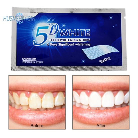 7/14 paires de bandes de blanchiment des dents, sûres, efficaces, douces pour les gencives, émail, adhérence longue durée, bandes de blanchiment des dents