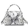 2026 Snake Ostrich Shoulder Crossbody Bag Small PU Leather Flap Women