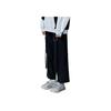 Li Ning Logo Solid Color Straight Leg Long Knit Sports Pants Unisex pants Black AYKR992-2