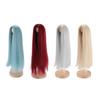 Doll Wig Professional DIY Hand Crafted Soft Heat Resistance Middle Part Long Straight Doll Wig for D