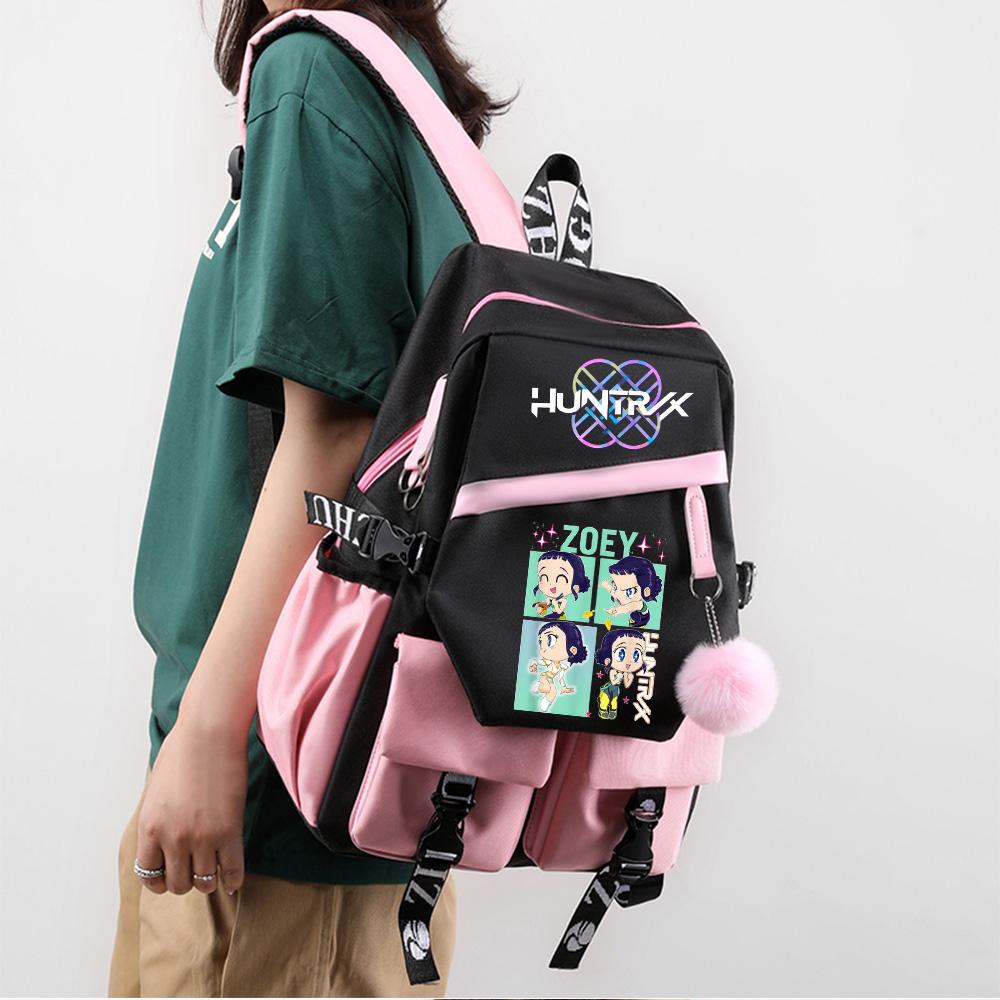 Anime K-pop Demon Hunters Printed Large Capacity Backpack for Teenger Student Girl Boy Back To School Bookbag Kid Gift Women Waterproof Travel Bag