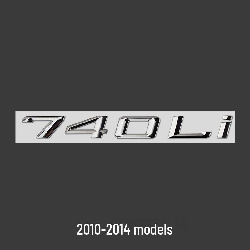 BMW 7er Modell 23 Heckemblem Aufkleber (740Li, 730Li, 750Li, 760Li)