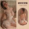 Sexy lingerie sexy suspender lace seduction onesie skirt open file hot perspective pajama set