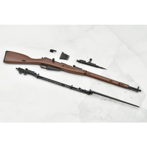 TOMYTEC 1/12 Little Armory STUDY1942 LA107 Mosin-Nagant M1891/30 Type Unpainted Assembly Runner Kit 334217