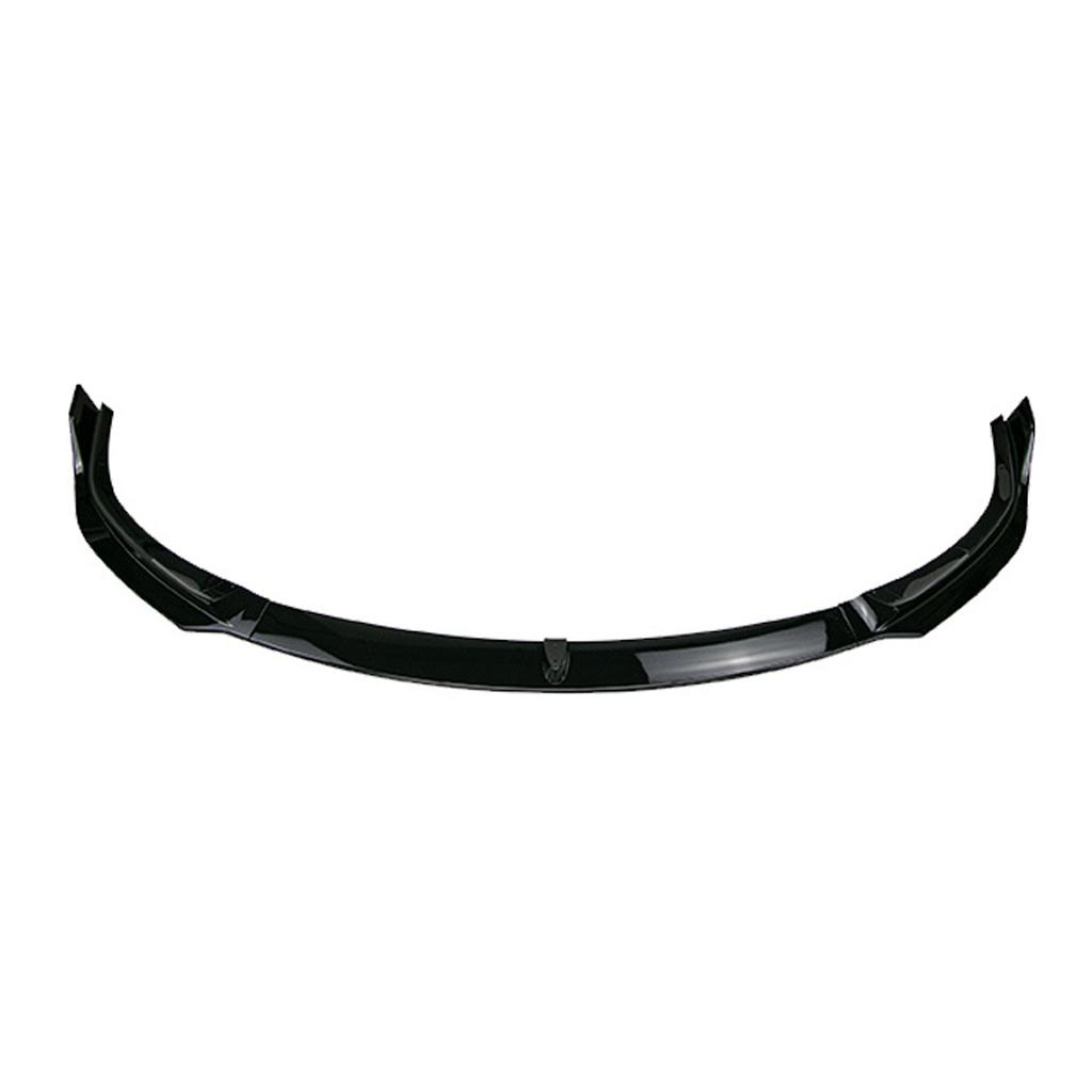 Front Bumper Splitter Lip Spoiler Diffuser Guard Cover Body Kits For Tesla Model S / Model S Plaid 2021 2022 2023 Gloss Black