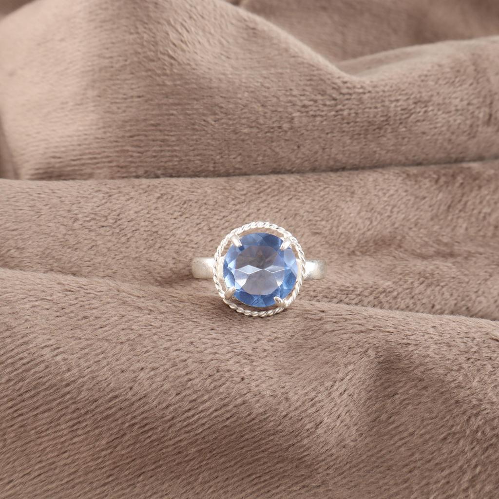 Tanzanite Handmade Gemstone Ring, 925 Solid Sterling Silver Ring Dainty Jewelry, Ring For Engagement Gift