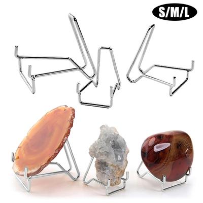 1Pc Crystal Ball Base Modern Style Gold Display Stand Antique Agate Display Holder Tabletop Office Decoration