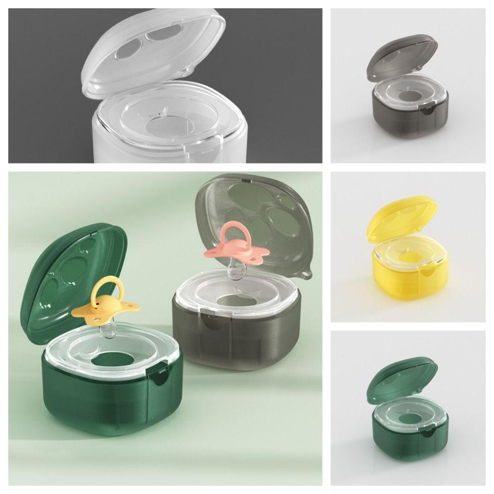 

Holder Box Baby Pacifier Holder PP Plastic Holder Pacifier Storage Teat Attachment