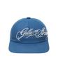 Gillaakaibeu Lettering Logo Trucker Cap_Blue