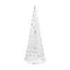 Weihnachtsbaum mit Lichtern Mini-Weihnachtsbäume Klarer Kristall Leuchtender Weihnachtsbaum Schreibtisch-Ornamente Für Weihnachtsdekorationen