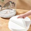 100PCS New Disposable Bird Manure Cleaning Pad Non-woven Fabric Round Square Cage Pad Paper Absorbent Parrot Cage Mat Pet Supply