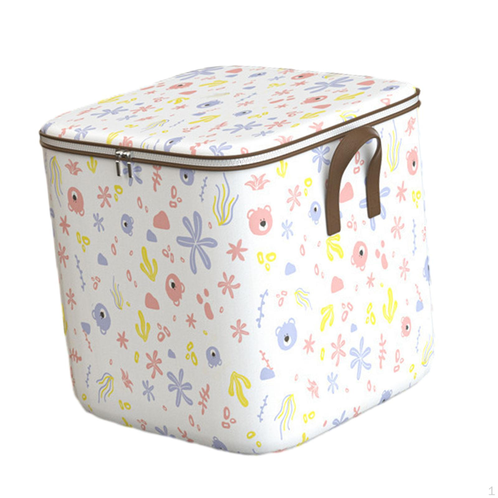 Clothes Storage Bag Bins Organizer for Comforters 100L 40cmx50cmx50cm 940₽