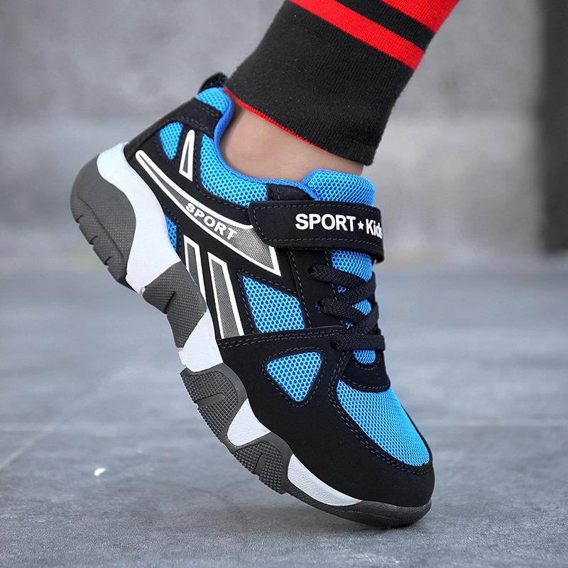 801 Boys and Girls Running Shoes Children's Breathable Shoes Fashion Casual Middle and Older Children's Sneakers Personality