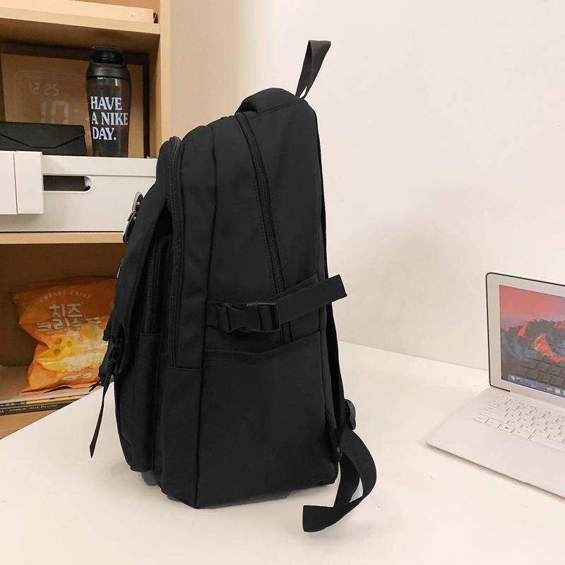 Male Large Capacity Backpack Female Middle School Student Schoolbag Unisex Travel Backpack