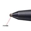 SANWA SUPPLY Battery-Powered Stylus Pen (Black) PDA-PEN48BK