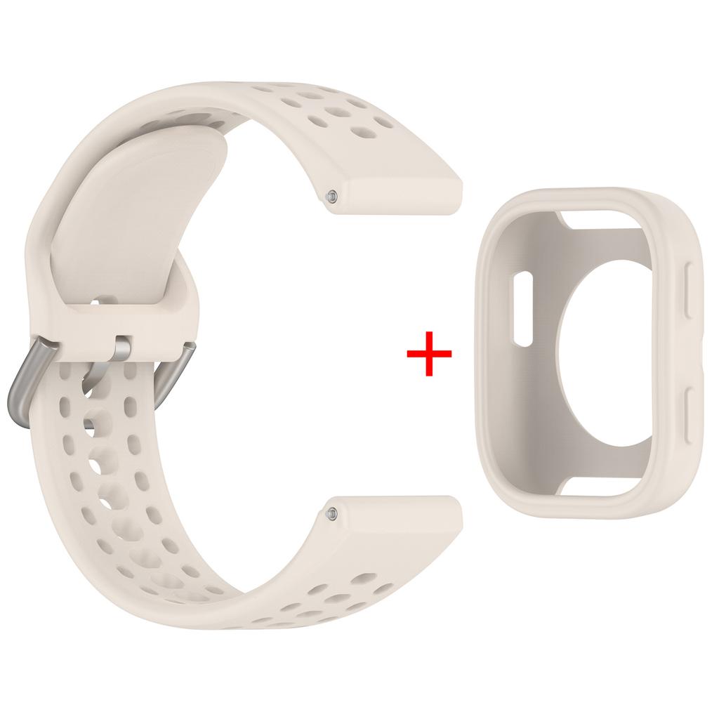 Originální silikonový+pouzdro pro Amazfit Bip 6 řemínek příslušenství Měkký prodyšný Correa+Ochranný nárazník kryt pro náramek Amazfit Bip6