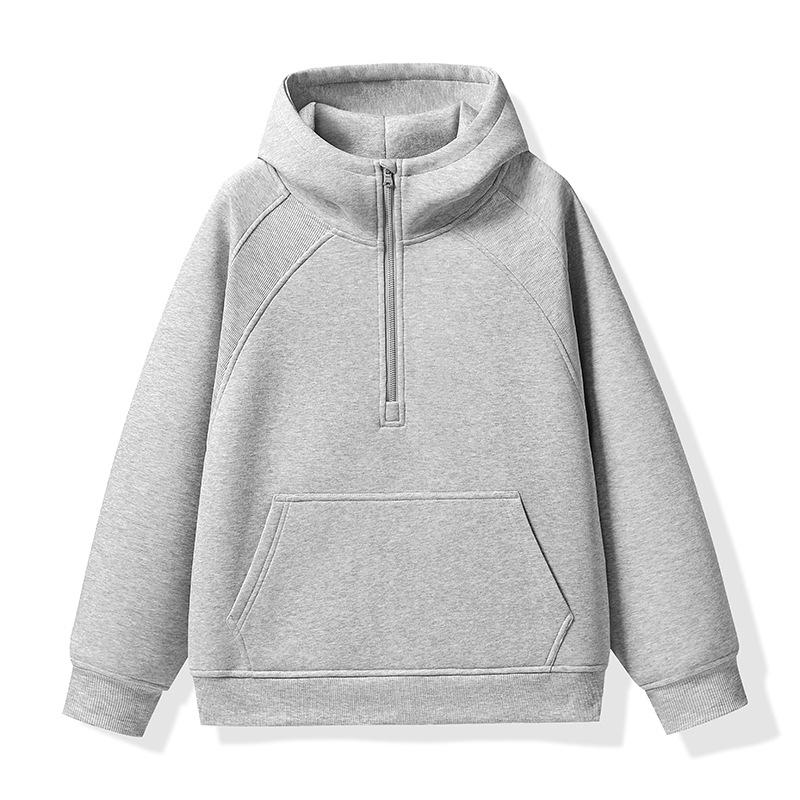 Men Casual Half Zip Hoodies Men Women Sweatshirt Long Sleeve Pullover Sweatshirts Spring Autumn Hoodie Jacket