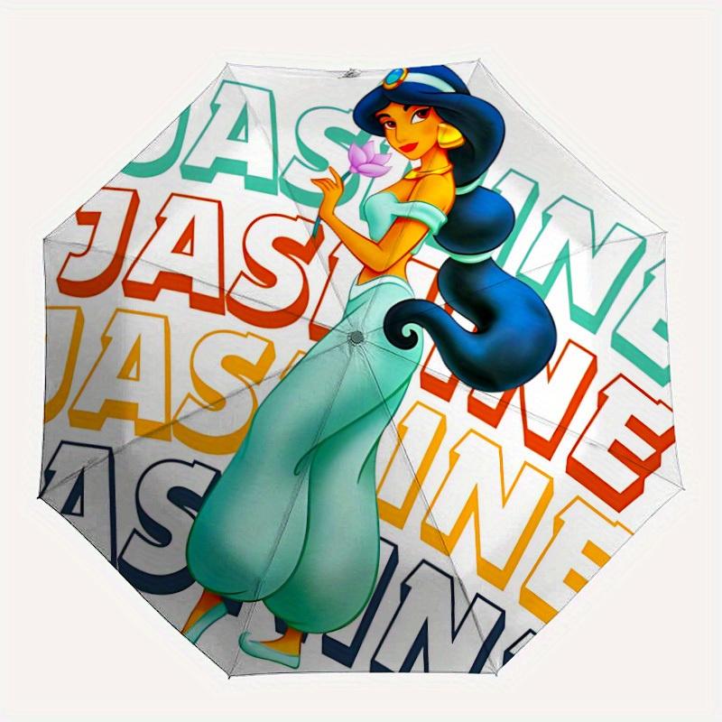 

1pc Jasmine Princess Automatic Open/close, All-Season Portable Folding Umbrella, Perfect Gift for Friends , Sturdy Ribs yy250808017