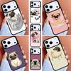 Pug Dog Funny Cartoon Phone Case for iPhone 17ProMax 12 13 14 15 16e 17 Pro Max Plus Air Cover