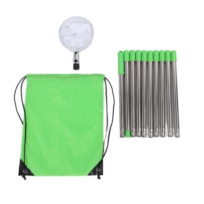 Fruit Picker Stainless Steel Long Pole Fruits Catcher Grabber Harvesting Picking Tool for Orange
