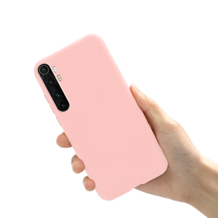 Für Xiaomi Mi Note 10 Lite Hülle 6,47" Gelb Schwarz Farbe Weiches Funda Schlanke Rückabdeckung Für Xiaomi Note 10 Lite Mi Note10 Lite Coque