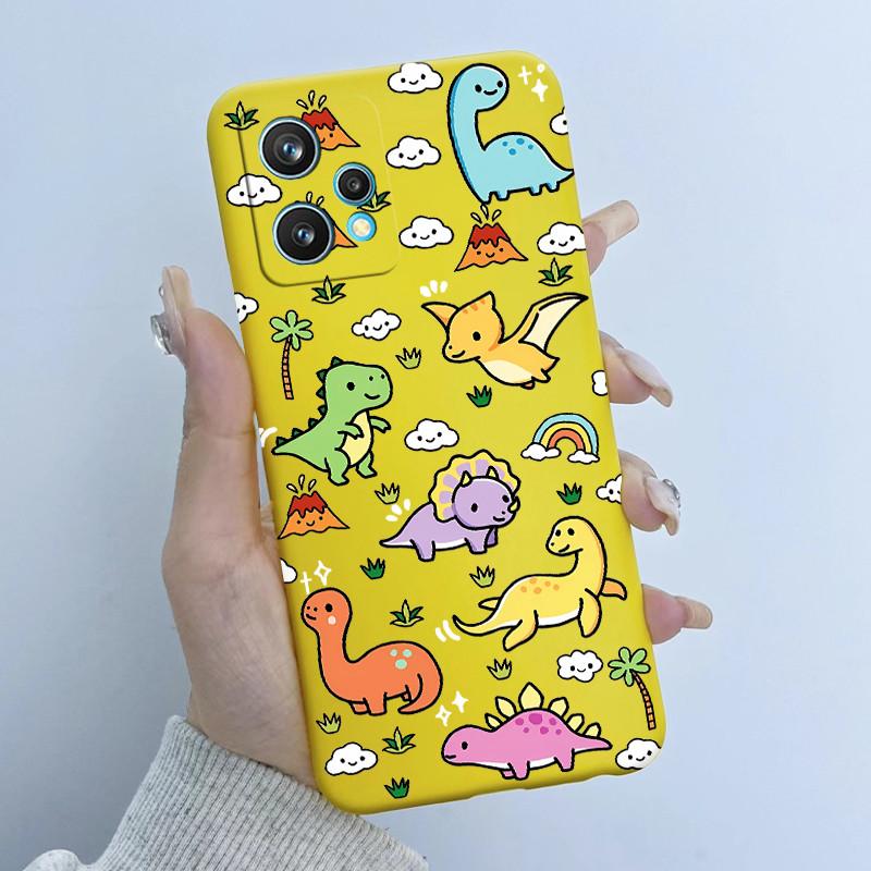 For Realme 9 Pro Plus Phone Case RMX3392 RMX3393 Flower Girl Design Soft Silicone TPU Back Housing For Realme9 4G RMX3521 Covers