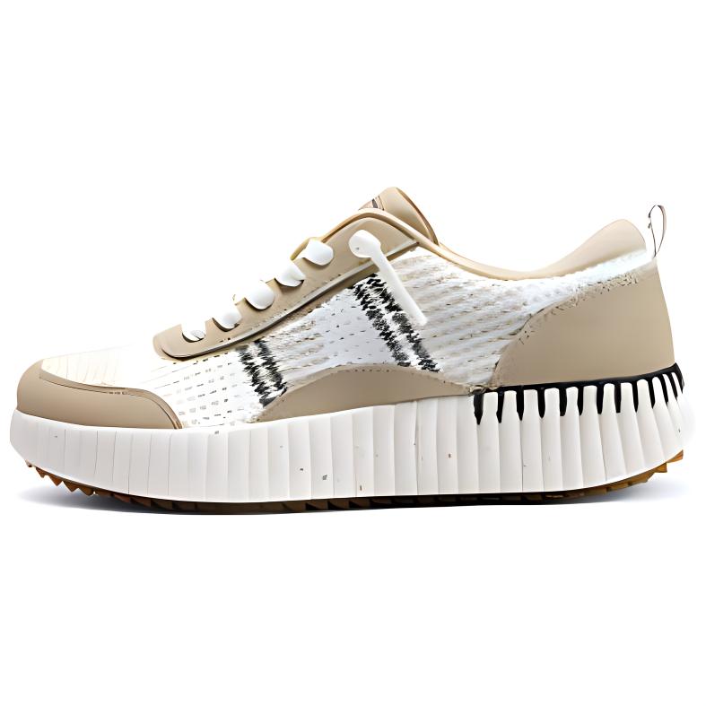 Skechers Bobs Comfortable Simple Shock Absorbing Durable Low Top Casual Shoes Women sneaker Natural 114510-NTMT 40